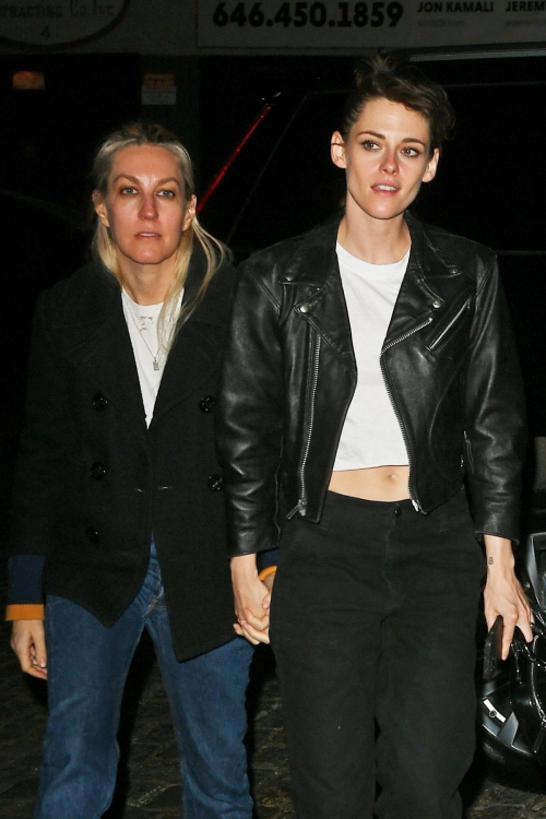 Kristen Stewart and Dylan Meyer After Movie Promos, March 2024 1