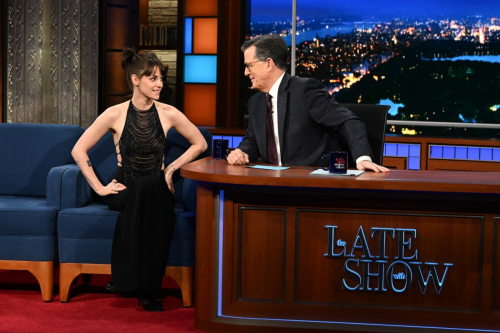 Kristen Stewart at Late Show with Stephen Colbert, March 2024