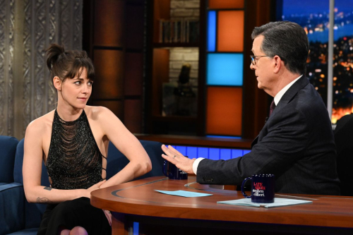 Kristen Stewart at Late Show with Stephen Colbert, March 2024 4