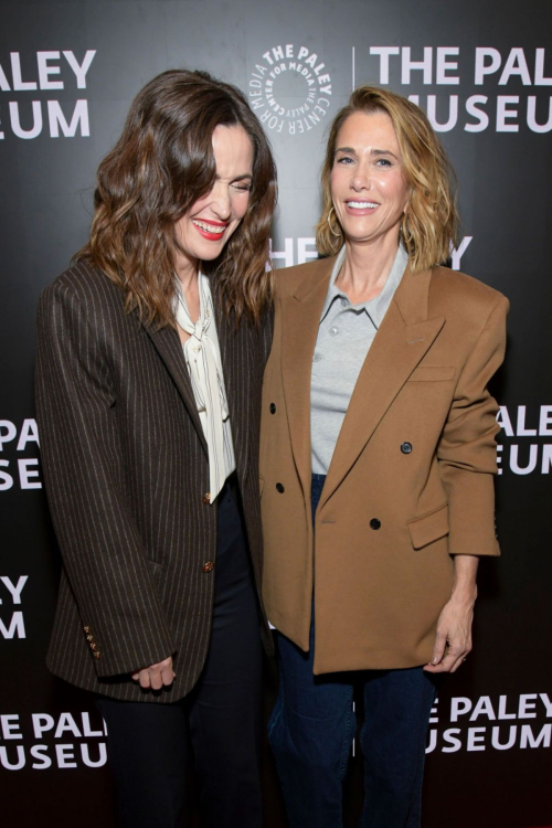 Kristen Wiig and Carol Burnett at A Night With Apple TV Palm Royale at The Paley Museum in New York 2