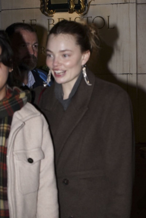 Kristine Froseth Leaving Hotel Paris, March 2024 1