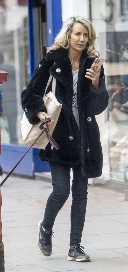 Lady Victoria Hervey Out with Dog on Kings Road Chelsea 1