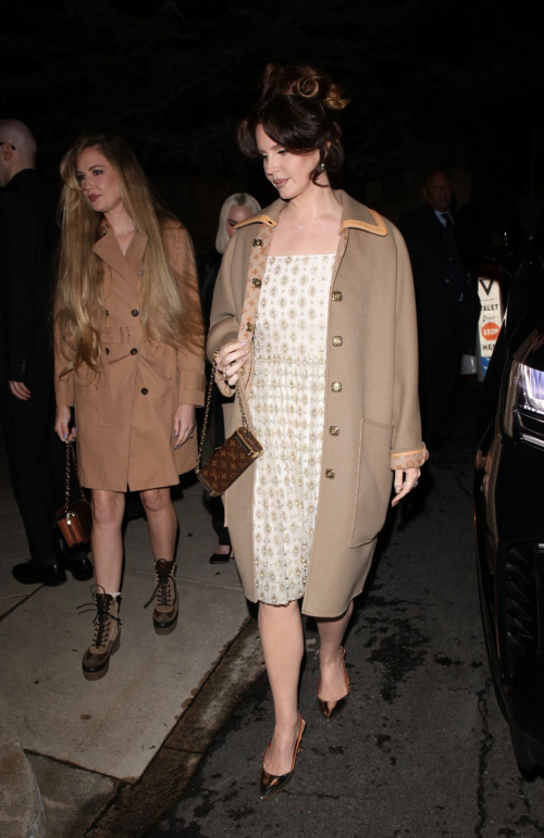 Lana Del Rey Arriving at Pre-Oscars Party at Mr. Chow, March 2024 2