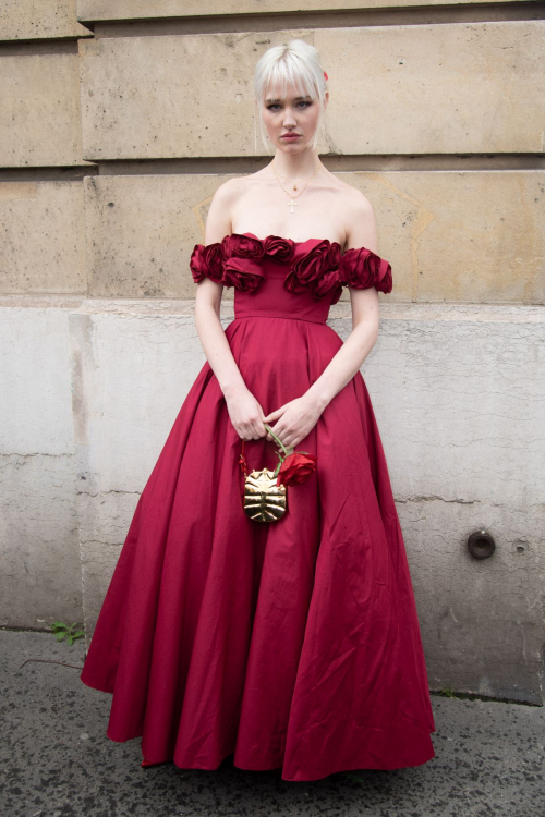 Lara Cosima Henckel von Deonnersmarck at Giambattista Valli Womenswear FW24-25 Show, March 2024 4