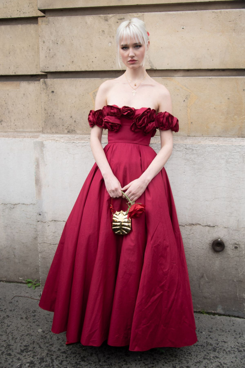 Lara Cosima Henckel von Deonnersmarck at Giambattista Valli Womenswear FW24-25 Show, March 2024 5