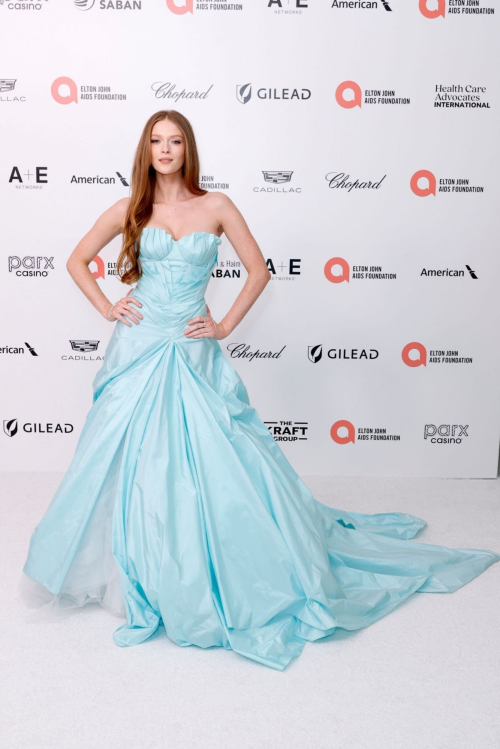 Larsen Thompson at Elton John AIDS Foundation Academy Awards Viewing Party, March 2024