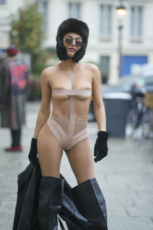 Leila Depina at Paris Fashion Week, February 2024 3