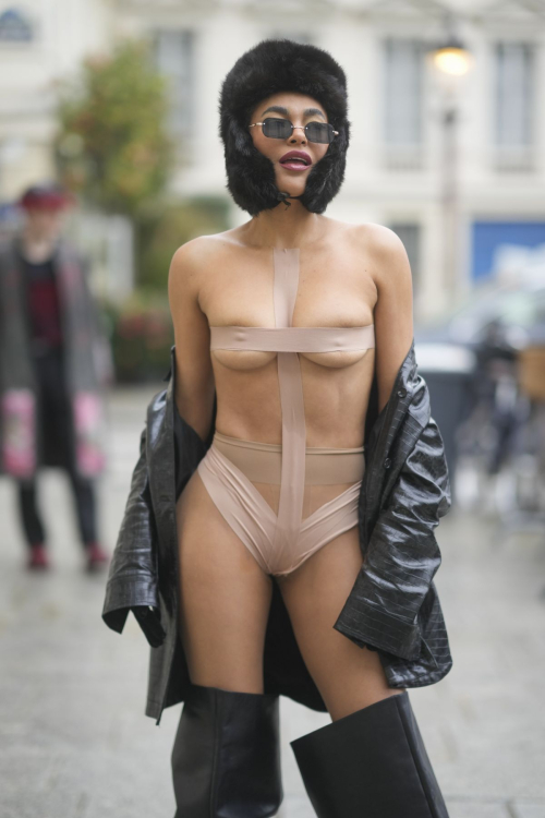 Leila Depina at Paris Fashion Week, February 2024 8