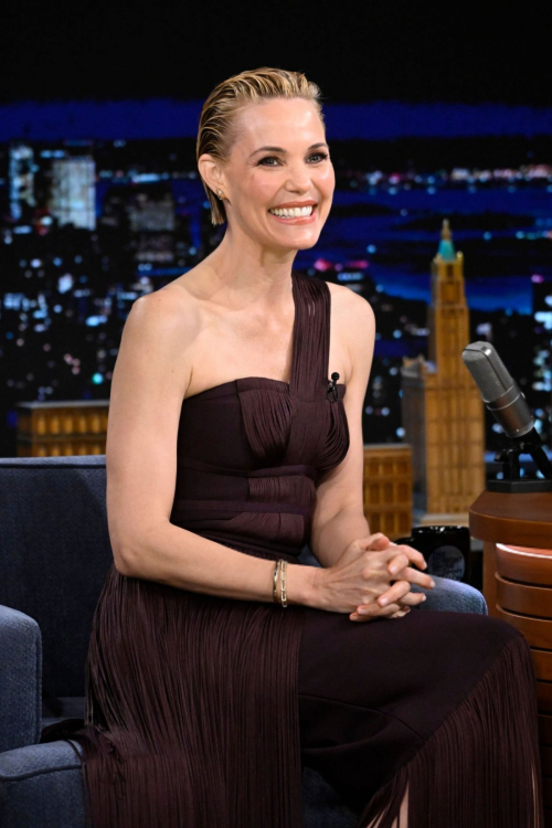 Leslie Bibb at Tonight Show with Jimmy Fallon, March 2024 2