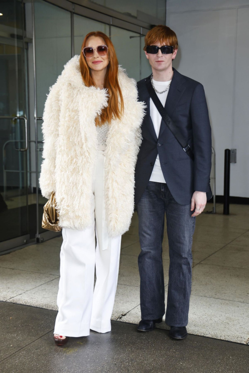 Lindsay and Cody Lohan Leaving CBS Studios New York, March 2024 6