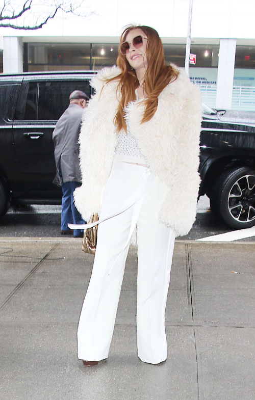 Lindsay Lohan at Drew Barrymore Show for Irish Wish Promotion New York, March 2024 2