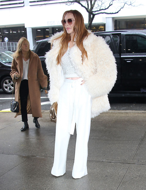 Lindsay Lohan at Drew Barrymore Show for Irish Wish Promotion New York, March 2024 5