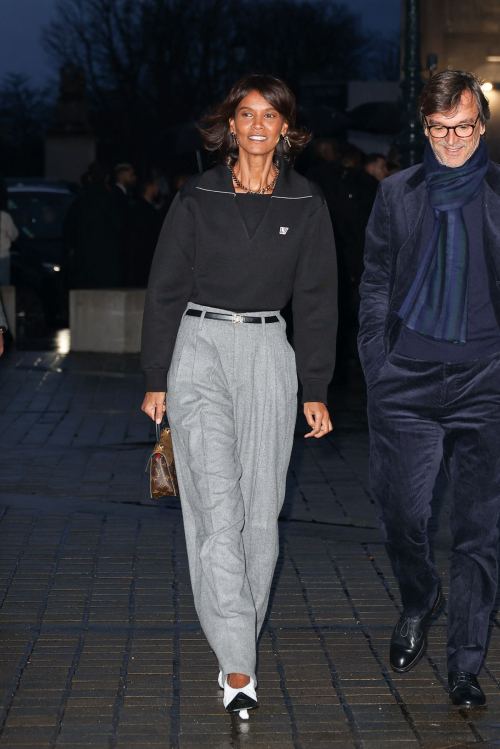 Liya Kebede at Louis Vuitton Fashion Show Paris Fashion Week, March 2024 4