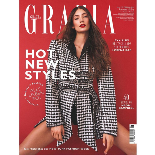 Lorena Rae in Grazia Germany February 2024