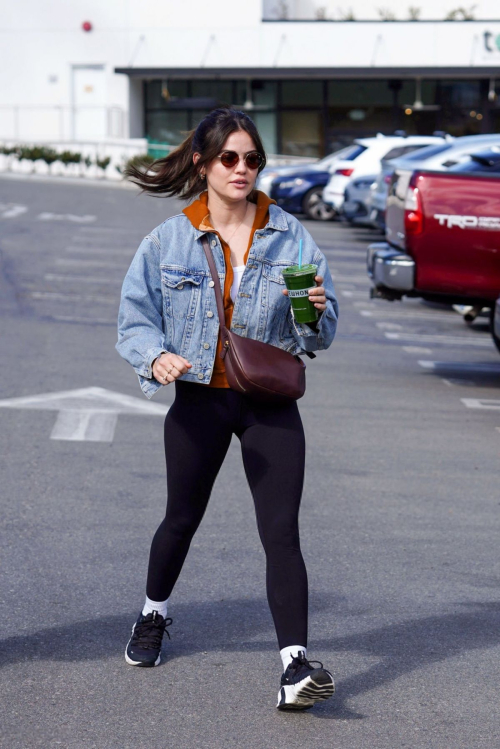 Lucy Hale Out Shopping at Erewhon in Studio City, March 2024