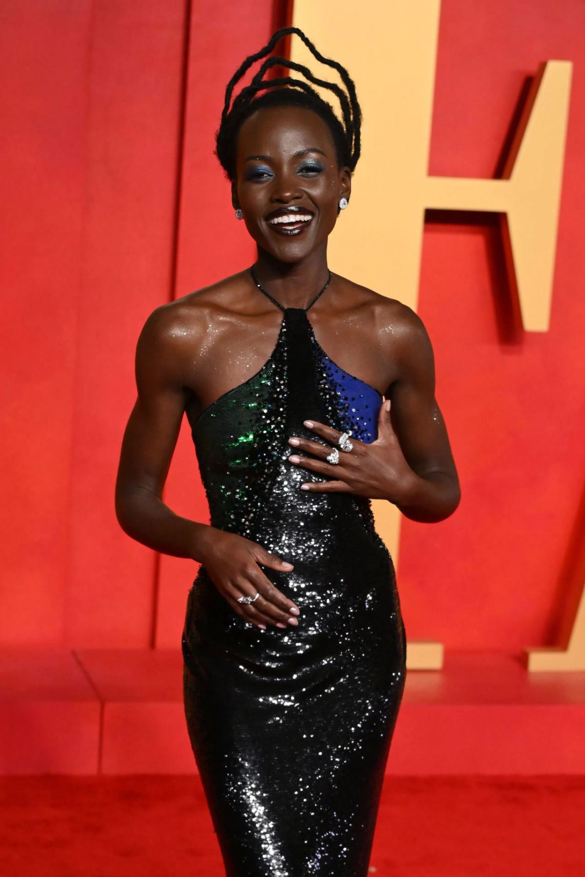 Lupita Nyong’o at Vanity Fair Oscar Party in Beverly Hills, March 2024