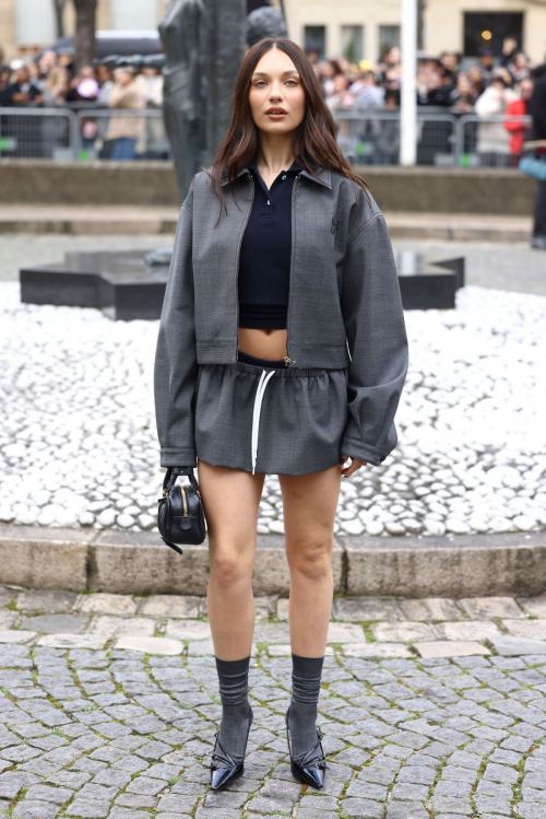 Maddie Ziegler Arrives at Miu Miu Fashion Show at Paris Fashion Week, March 2024