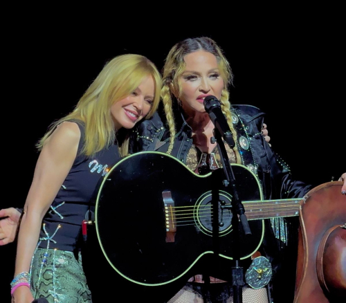 Madonna and Kylie Minogue Perform at Madonna’s Celebration Tour, March 2024