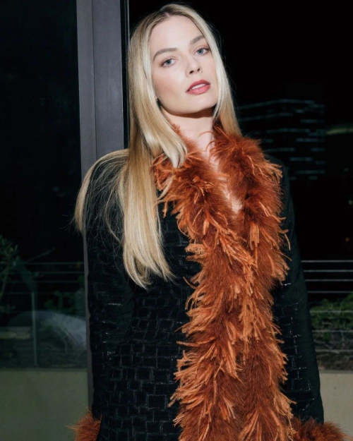 Margot Robbie at Charles Finch Pre-Oscar Party Portraits, March 2024 4