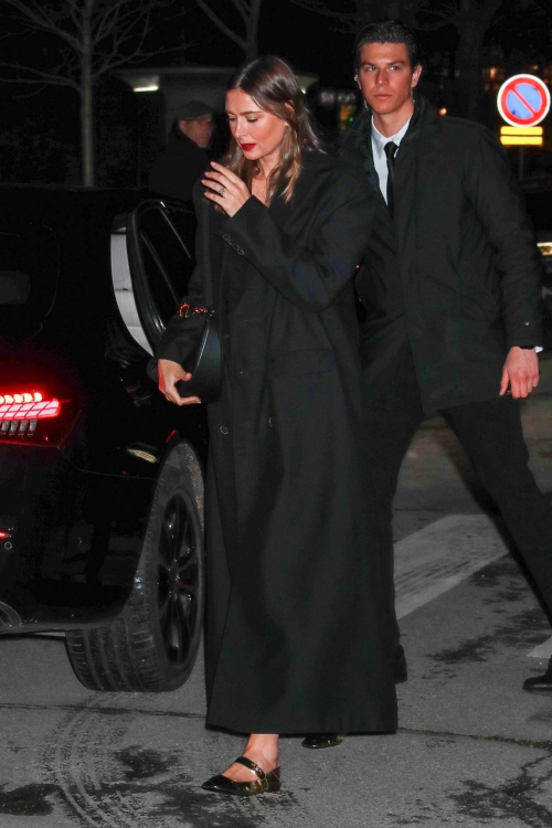 Maria Sharapova Arrives at Valentino Dinner Paris Fashion Week, March 2024 4