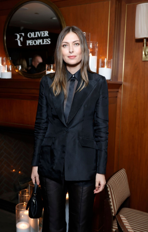 Maria Sharapova at Roger Federer and Oliver Peoples Dinner, February 2024