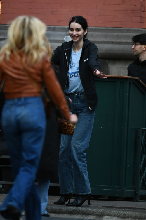 Meadow Walker Dinner with Friends at Lure Fishbar New York, March 2024