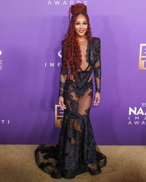 Meagan Good at 55th NAACP Awards Los Angeles, March 2024