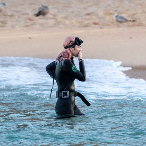 Megan Fox and MGK Snorkeling in Mexico, March 2024 10