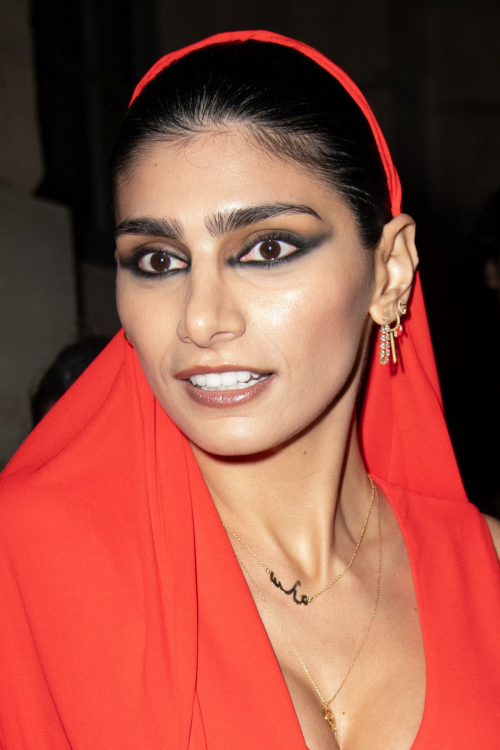 Mia Khalifa at Schiaparelli Show Paris Fashion Week, February 2024 2