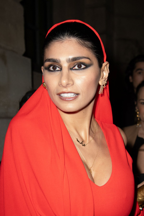 Mia Khalifa at Schiaparelli Show Paris Fashion Week, February 2024 3