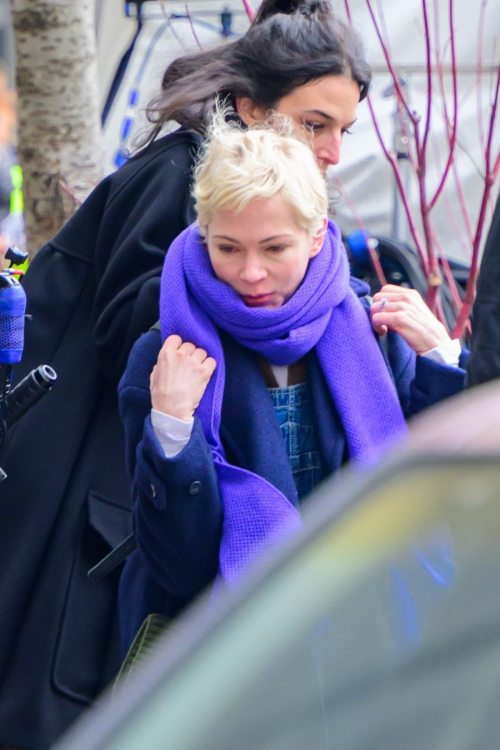 Michelle Williams Filming in Brooklyn, March 2024 1