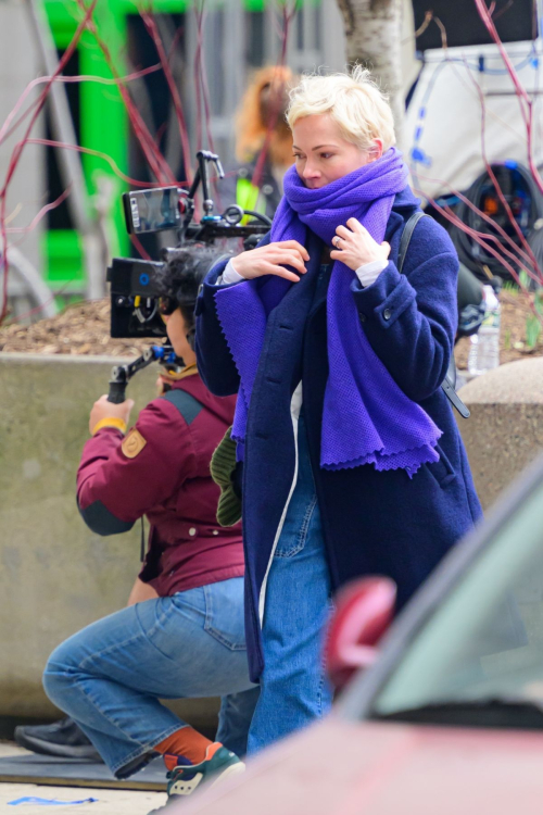 Michelle Williams Filming in Brooklyn, March 2024 2