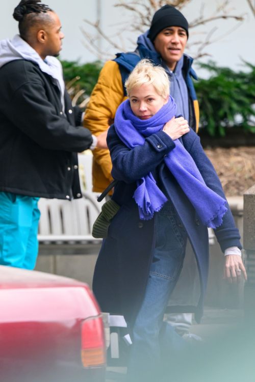 Michelle Williams Filming in Brooklyn, March 2024 6