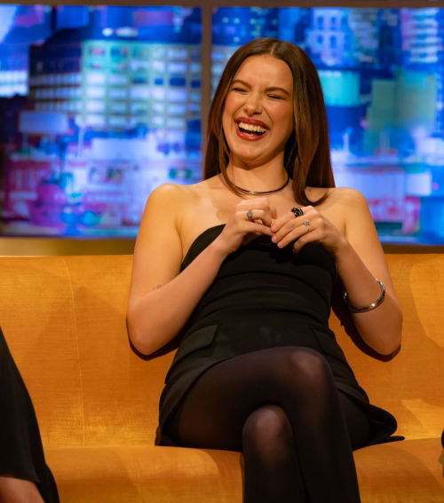 Millie Bobby Brown Appears on The Jonathan Ross Show, March 2024