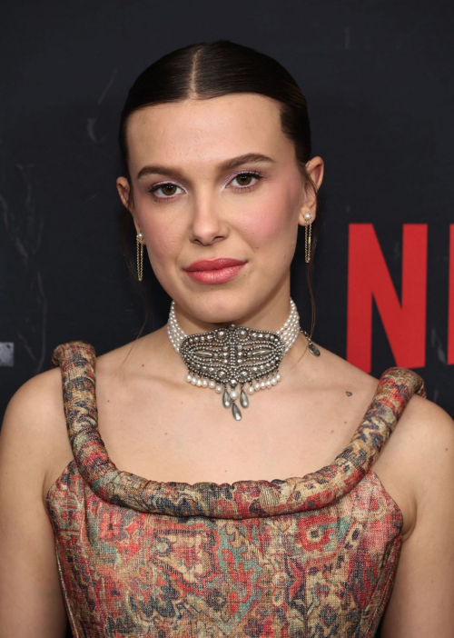 Millie Bobby Brown at Damsel Photocall in New York, February 2024 6