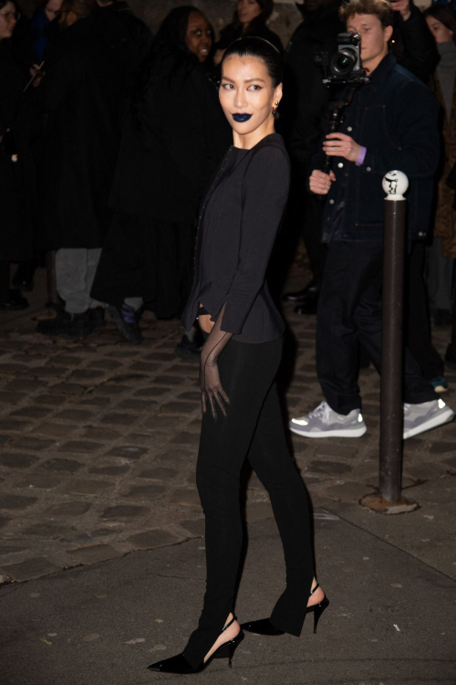 Molly Chiang at Mugler Womenswear Fall/Winter Show Paris Fashion Week, March 2024 1