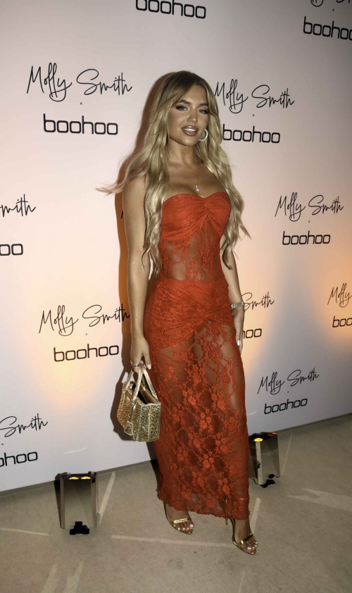 Molly Smith at Her Boohoo Collection Launch in Manchester