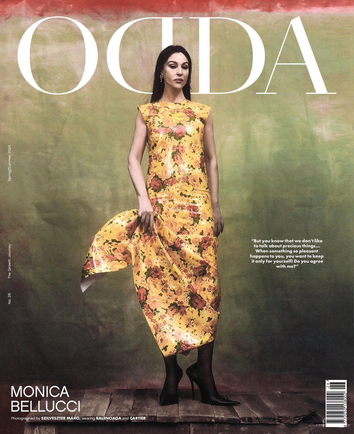 Monica Bellucci for Odda Magazine, Spring/Summer 2024