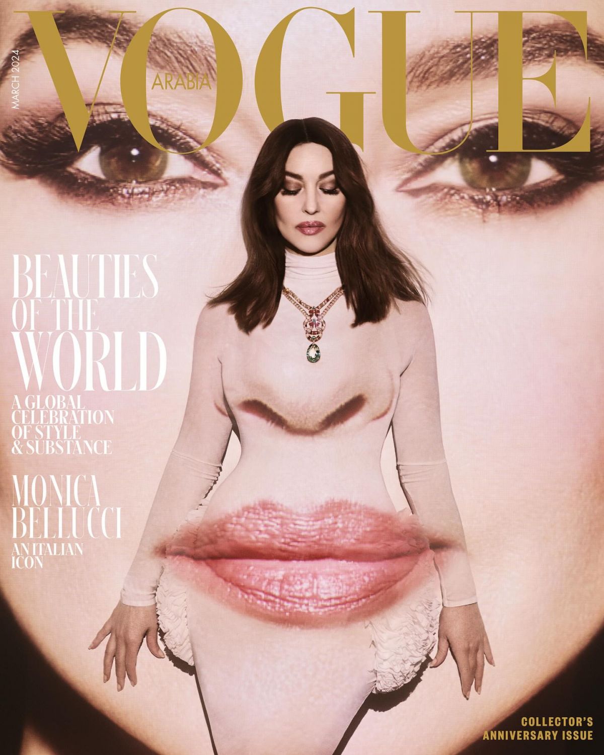 Monica Bellucci for Vogue Arabia, March 2024