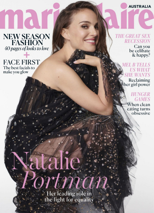 Natalie Portman in Marie Claire Australia Feature, April 2024