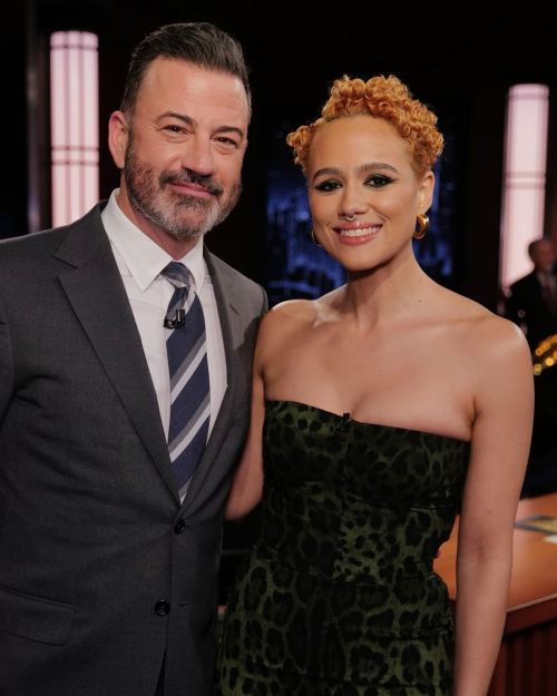 Nathalie Emmanuel at Jimmy Kimmel Live, March 2024 1