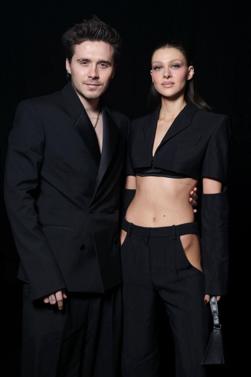 Nicola Peltz and Brooklyn Beckham at Mugler Fall/Winter Collection Paris Fashion Week, March 2024 2