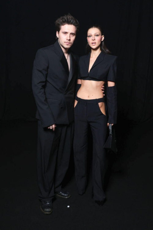 Nicola Peltz and Brooklyn Beckham at Mugler Fall/Winter Collection Paris Fashion Week, March 2024 3