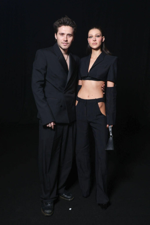 Nicola Peltz and Brooklyn Beckham at Mugler Fall/Winter Collection Paris Fashion Week, March 2024 5