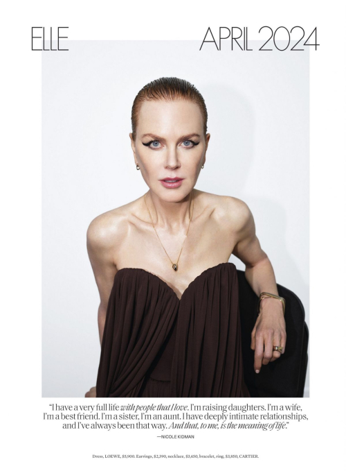 Nicole Kidman in ELLE Magazine April 2024 10