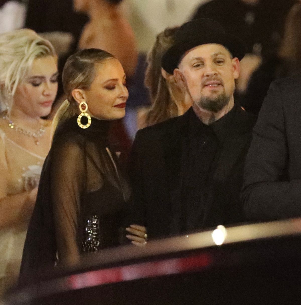 Nicole Richie and Joel Madden Leave Vanity Fair Oscar Party, March 2024