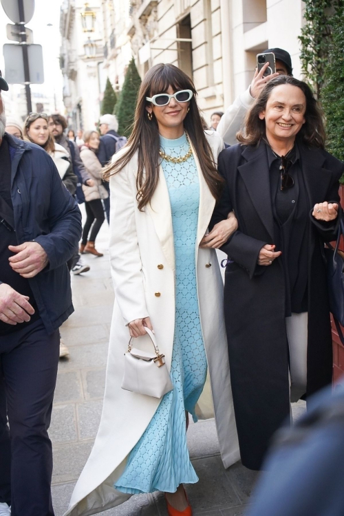 Nina Dobrev Arrives at Her Hotel in Paris, March 2024 2