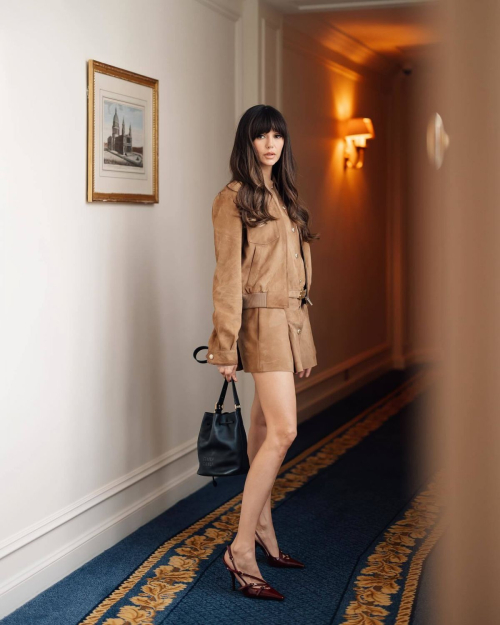 Nina Dobrev for Miu Miu Fashion Show Photoshoot, March 2024 1