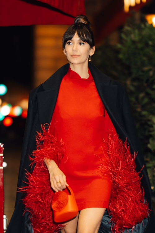 Nina Dobrev Leaves Maxim’s Restaurant in Paris, March 2024 6