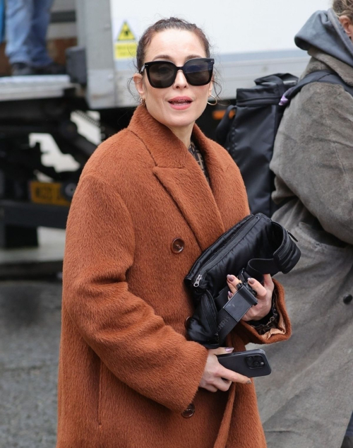 Noomi Rapace Leaves BBC Loose Ends Radio Show in London, March 2024